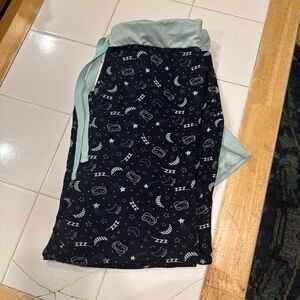Navy Blue Bobbie Brooks Pajama Pants with Sleepy Print